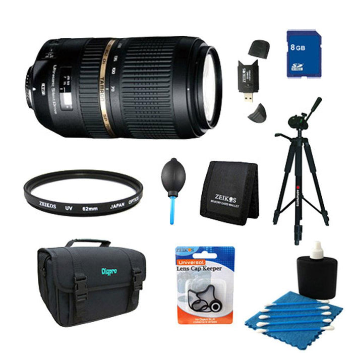 Tamron AF 70-300mm f/4.0-5.6 SP Di VC USD XLD Lens Pro Kit for Canon EOS