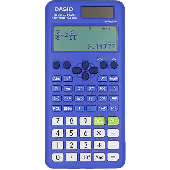 Casio fx-300ES Plus 2nd Edition Scientific Calculator, Blue
