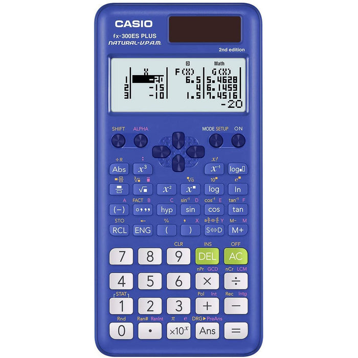 Casio fx-300ES Plus 2nd Edition Scientific Calculator, Blue