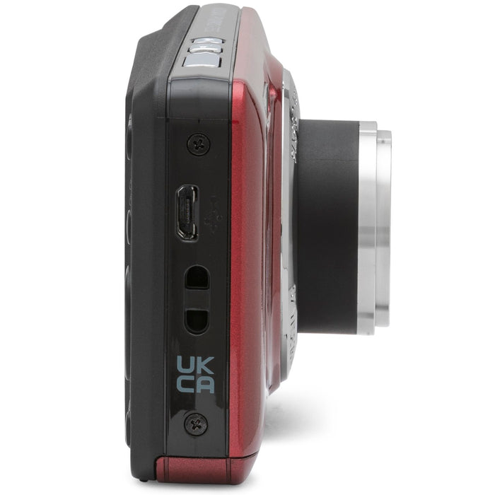 Kodak PIXPRO FZ55 Digital Camera (Red) + Extra Battery + 1 Yr Warranty -  128GB