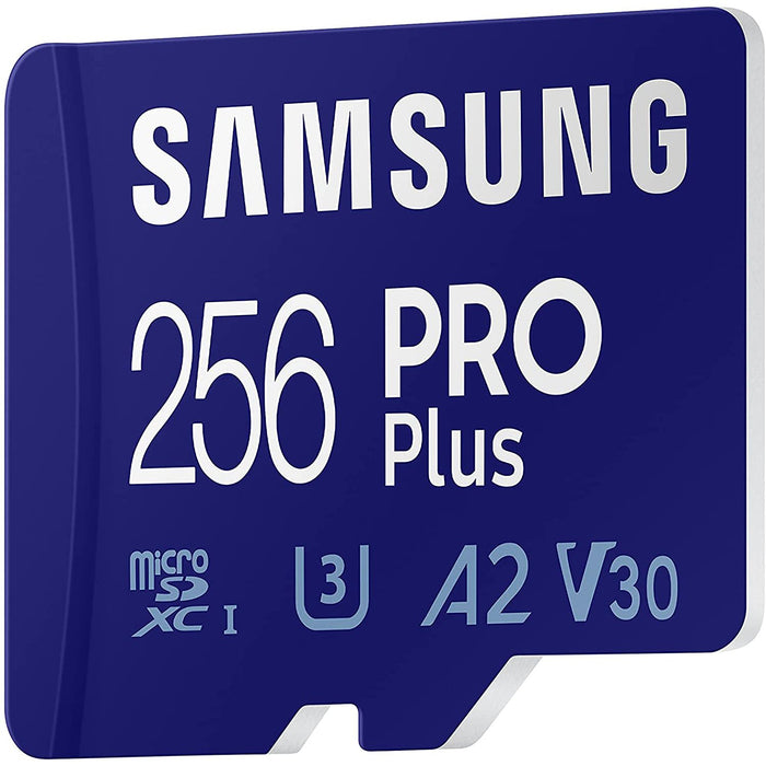 Samsung MB-MD256KA/AM PRO Plus and Adapter microSDXC Memory Card, 256GB - (2-Pack)