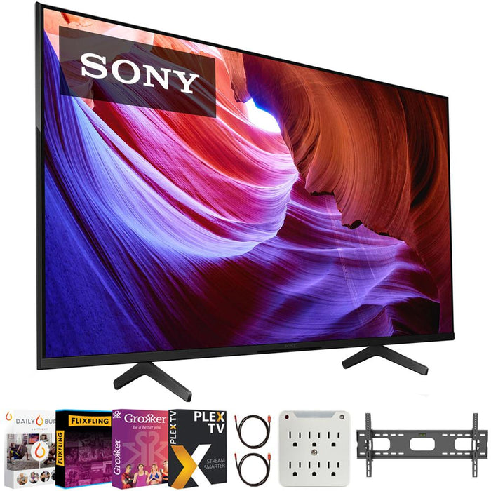 Sony 75" X85K 4K HDR LED TV w/ smart Google TV 2022 Model+Movies Streaming Pack