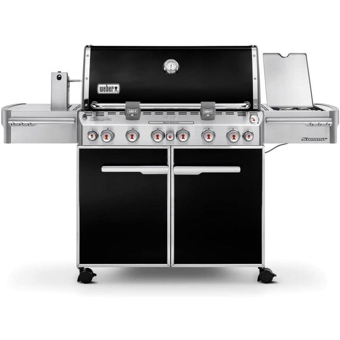 Weber Summit E-670 Gas Grill Liquid Propane Black with 2 Year Extended Warranty