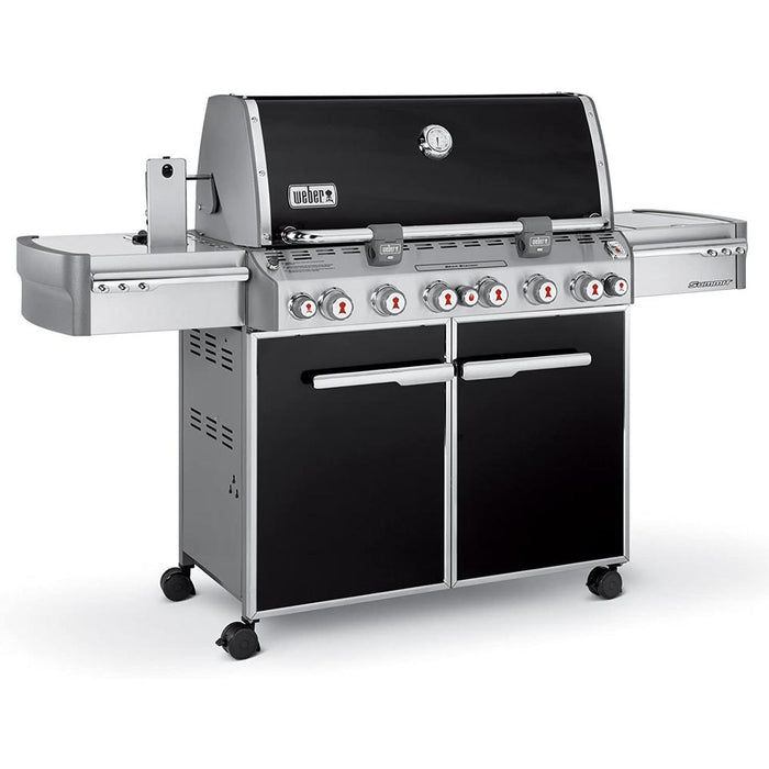 Weber Summit E-670 Gas Grill Liquid Propane Black with 2 Year Extended Warranty