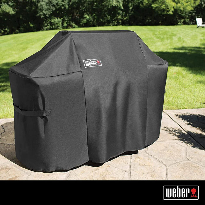 Weber Grill Cover with Storage Bag for Summit 400-Series Gas Grills + Oven Mitt