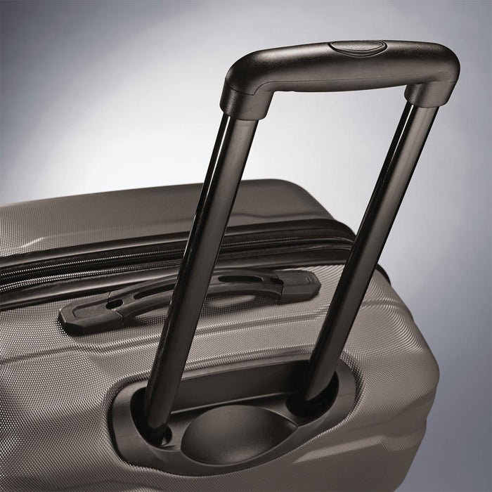 Samsonite Omni Hardside Luggage 20" Spinner Silver + 10pc Luggage Accessory Kit