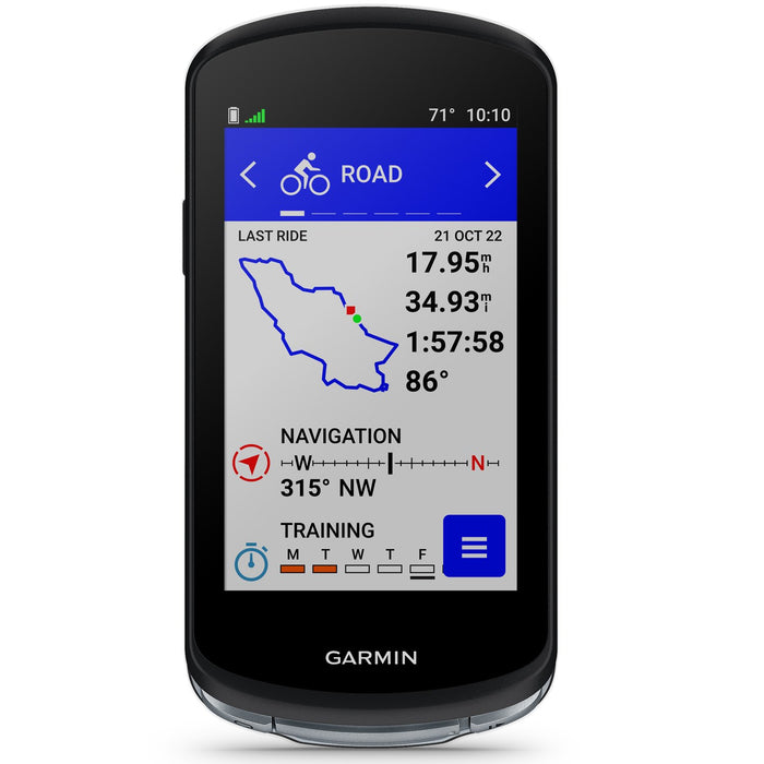 Garmin Edge 1040 Bike GPS Bundle with Speed/Cadence Sensor and HRM-Dual Monitor