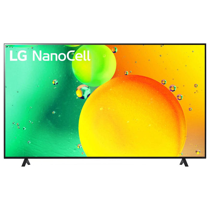 LG 50 Inch HDR 4K UHD Smart NanoCell LED TV 2022 with Sound Bar and Rear Speaker