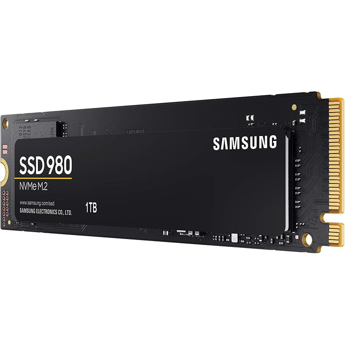 Samsung MZ-V8V1T0B/AM  980 PCIe 3.0 NVMe SSD 1TB + Lexar 32GB Memory Card Bundle