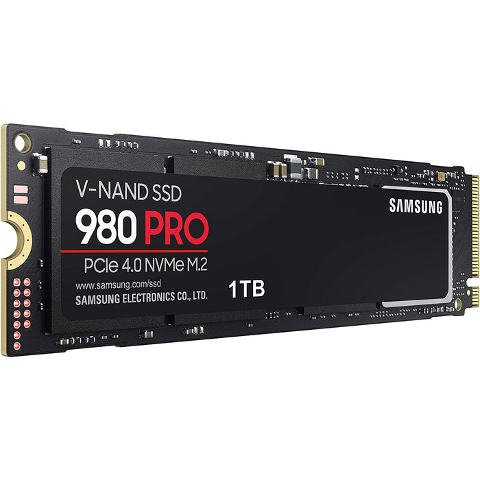 Samsung MZ-V8P1T0B/AM 980 PRO PCIe 4.0 NVMe SSD 1TB + Lexar 32GB Memory Card Bundle