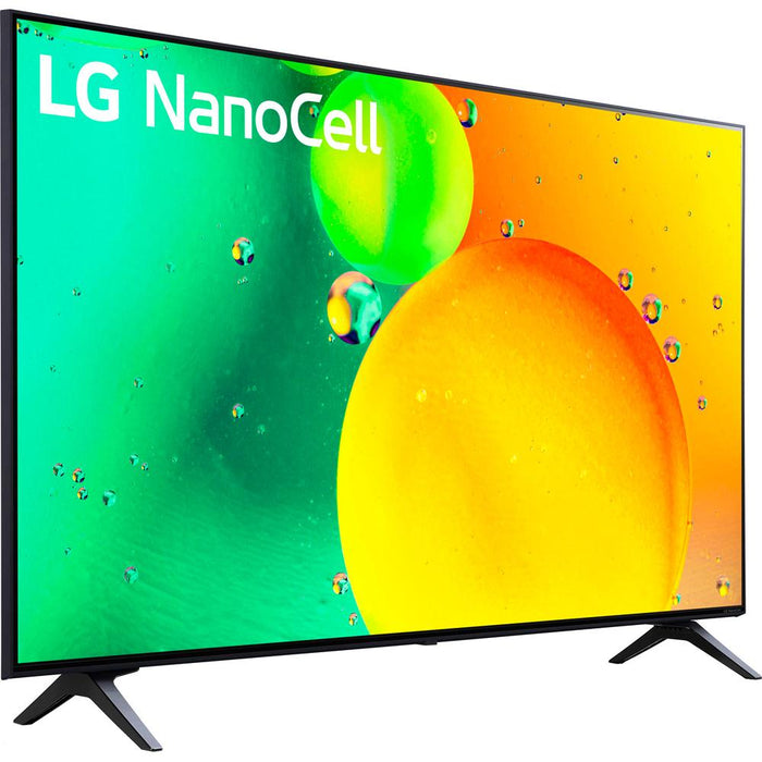 LG 43NANO75UQA 43 Inch HDR 4K UHD Smart NanoCell LED TV, 2022 - Refurbished