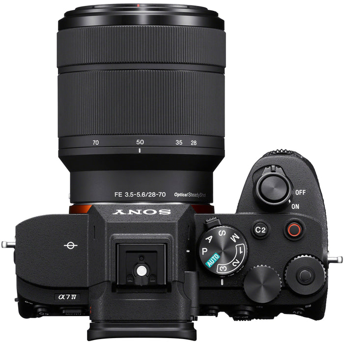 Sony a7 IV Full Frame Mirrorless Camera + 16-35mm F2.8 GM + 28-70mm 2 Lens Kit Bundle