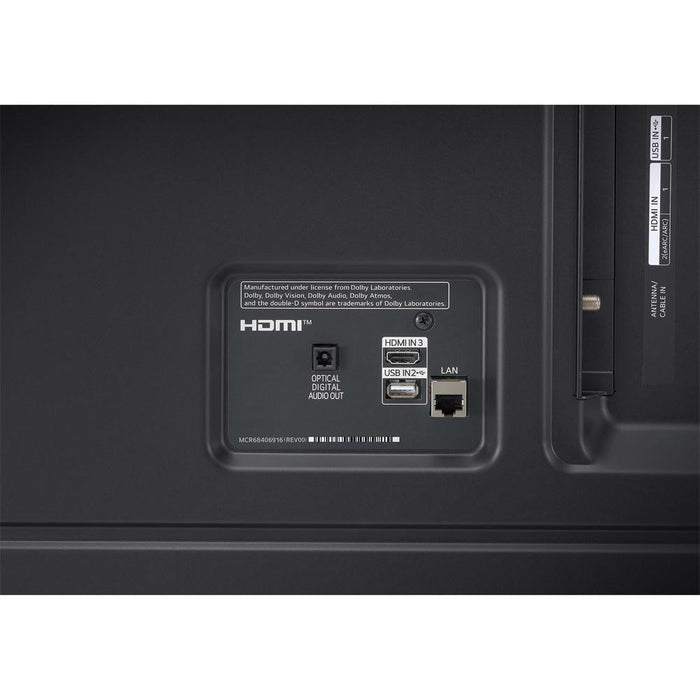 LG 43 Inch HDR 4K UHD Smart NanoCell LED TV 2022 + LG Sound Bar and Rear Speaker