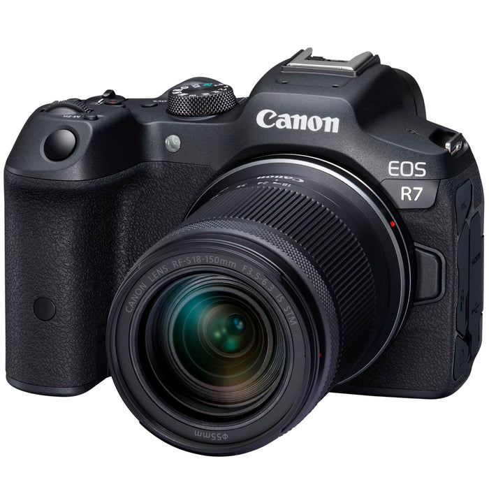 Canon EOS R7 Mirrorless APS-C Camera with RF-S 18-150MM F3.5-6.3 IS STM Lens 5137C009