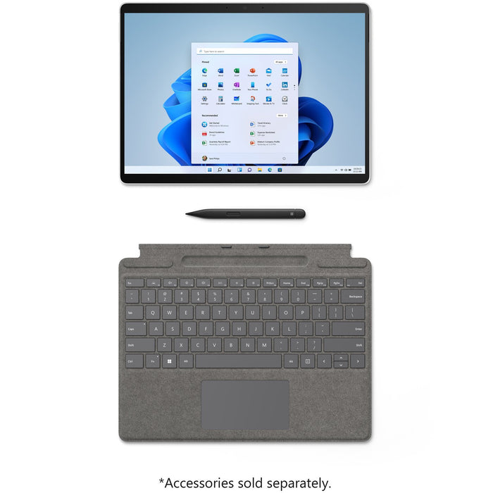 Microsoft Surface Pro 8 13" Touchscreen Intel i5 8GB Memory/128GB SSD, Platinum, IUR-00001