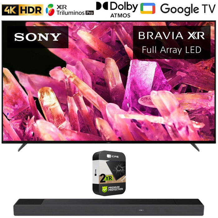 Sony Bravia XR 55" X90K 4K HDR LED Smart TV 2022 + HT-A7000 Soundbar + Warranty