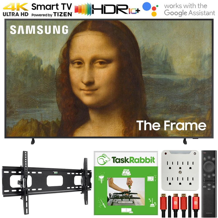 Samsung 85" The Frame QLED 4K UHD Smart TV 2022 with TaskRabbit Installation Bundle