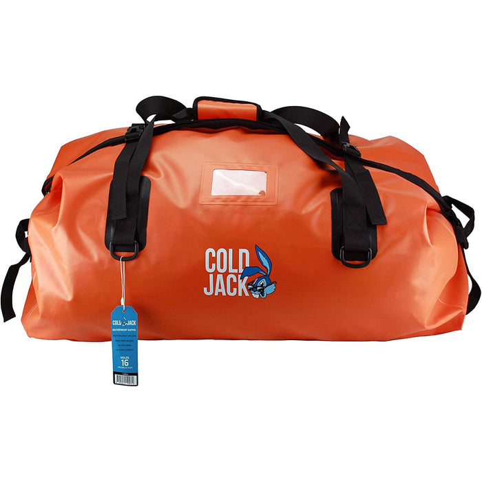 Cold Jack Coolers Waterproof Roll Top Duffel Bag, Orange