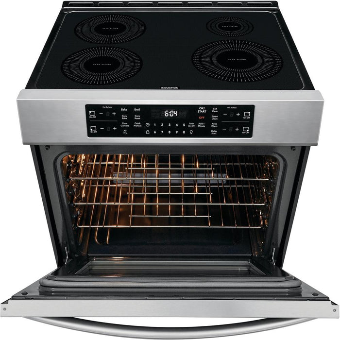 Frigidaire FGIH3047VF Gallery 30" 5.4 cu ft Electric Induction Range, Stainless Steel