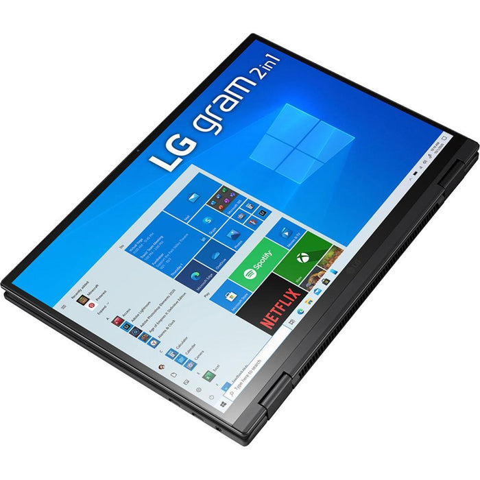 LG gram 14" 2-in-1 Lightweight Touch Laptop + Intel Evo (14T90P-K.AAB6U1), Open Box
