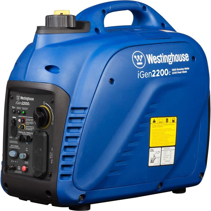Westinghouse iGen2200c Portable Gas-Powered Digital Inverter Generator with CO Sensor