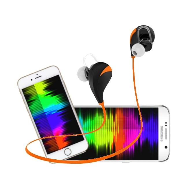 Hashub Goods Noise Reduction Wireless Bluetooth Lightweight Sport Headphones w/ Mic - Pink
