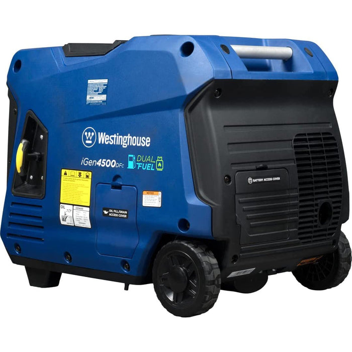 Westinghouse iGen4500DFC Portable Gas/Propane Digital Inverter Generator with CO Sensor