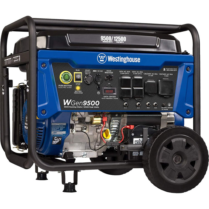 Westinghouse WGen9500 12500 Peak Watt Portable Generator