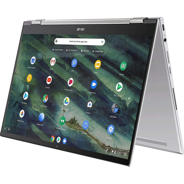 Asus Chromebook Flip C436 2-in-1 14" Touchscreen Laptop, Silver - Open Box