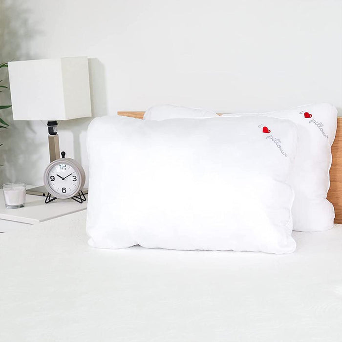 I Love Pillow Nature's Spa Queen Sized Pillow Gel Down Alternative & Foam 2 Pack