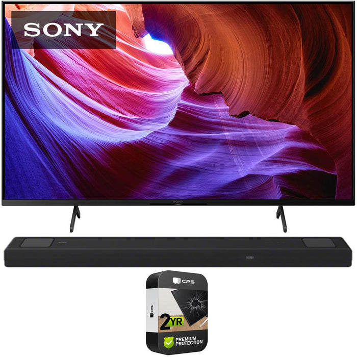 Sony 43" X85K 4K HDR LED TV with smart Google TV 2022 Model with Soundbar Bundle