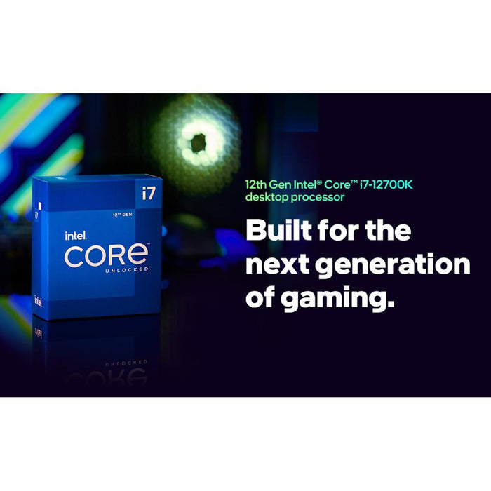 Intel Core i7 12700K 12 Cores 12th Gen Computer Desktop Processor BX8071512700K