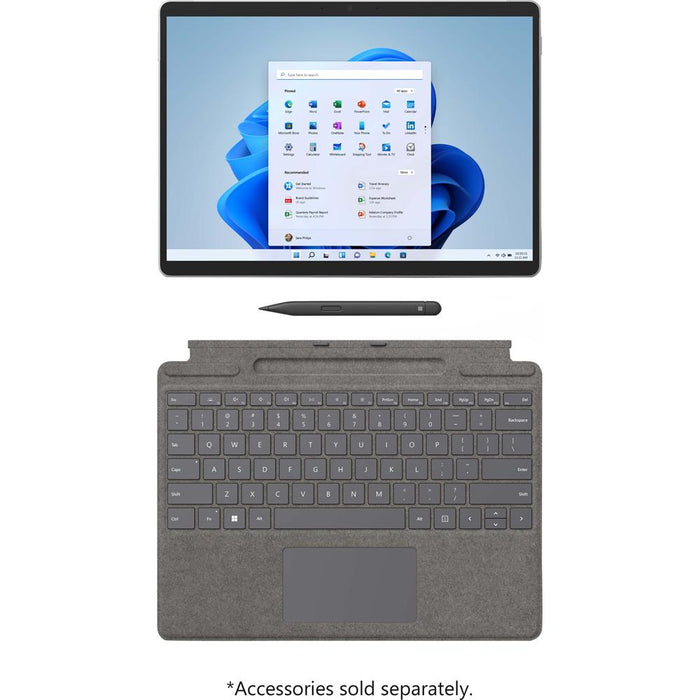 Microsoft Surface Pro 8 13" Touchscreen Intel i5 16GB RAM 256GB SSD - Platinum 8PT-00001