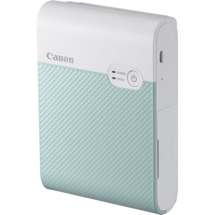 Canon SELPHY Square QX10 Compact Photo Printer Green + Case and 1 Year Warranty