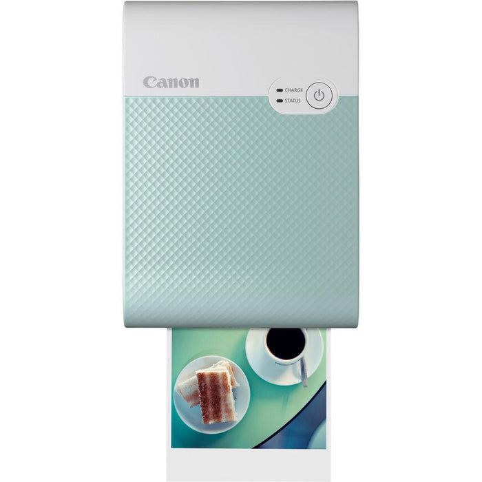 Canon SELPHY Square QX10 Compact Photo Printer Green + Case and 1 Year Warranty