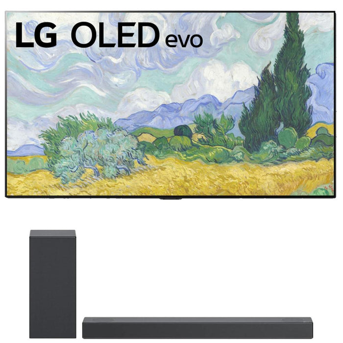 LG OLED65G1PUA 65" OLED evo Gallery TV 2021 + LG S75Q High Res Audio Sound Bar