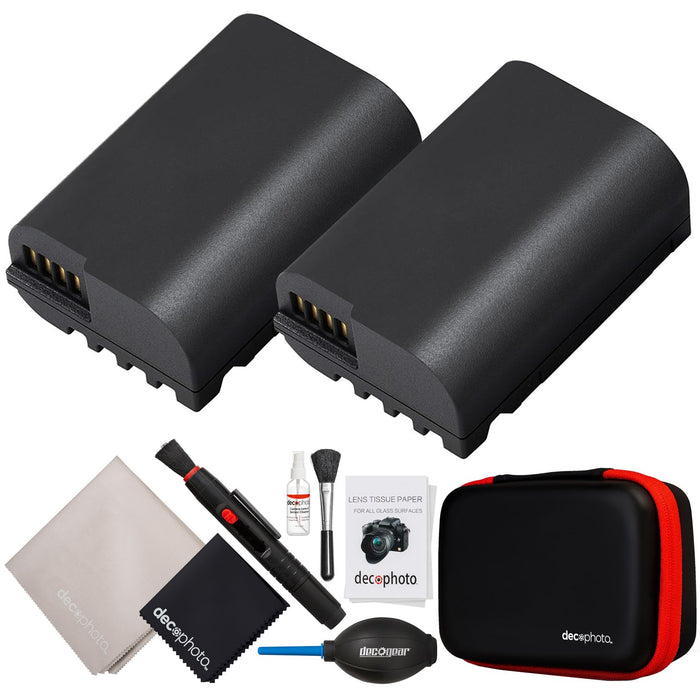 Vivitar DMW-BLK22 Lithium-Ion Battery for Panasonic Lumix 2-Pack + Cleaning Kit