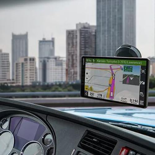 Garmin dezl OTR610 6" GPS Truck Navigator Bundle with eLog Compliant ELD and Case