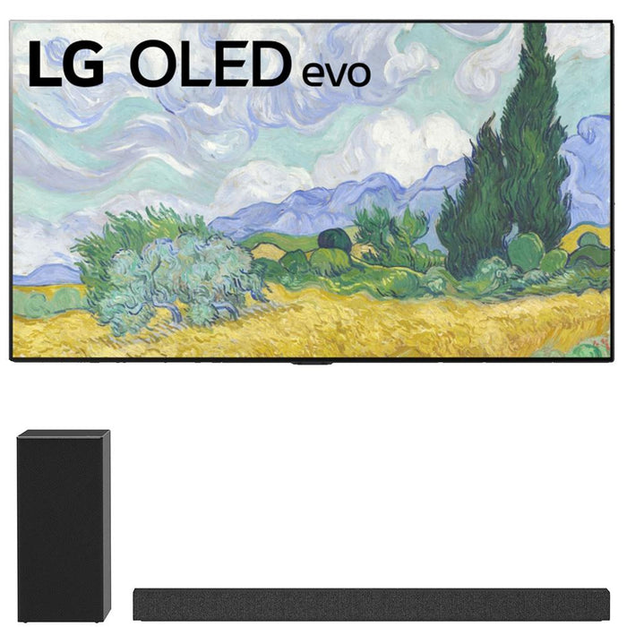 LG OLED65G1PUA 65 Inch OLED evo Gallery TV 2021 + LG SP7Y Soundbar + Subwoofer