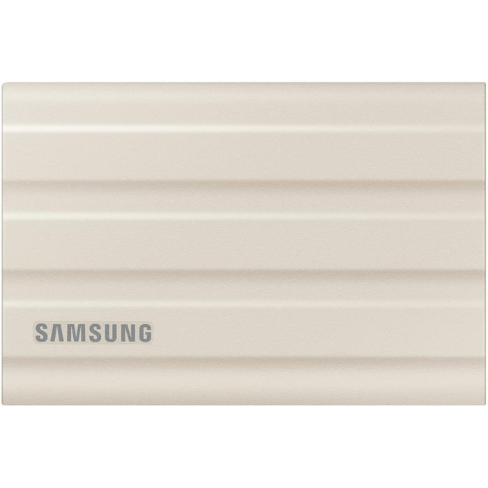 Samsung T7 Shield Portable SSD 2TB, Beige (2022) w/ 32GB Card + Cleaning Cloth