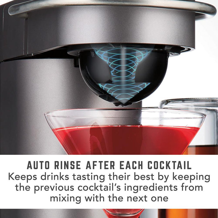Bartesian Ultimate Home Premium Cocktail Machine (55300) Bundle with Red Ice Maker