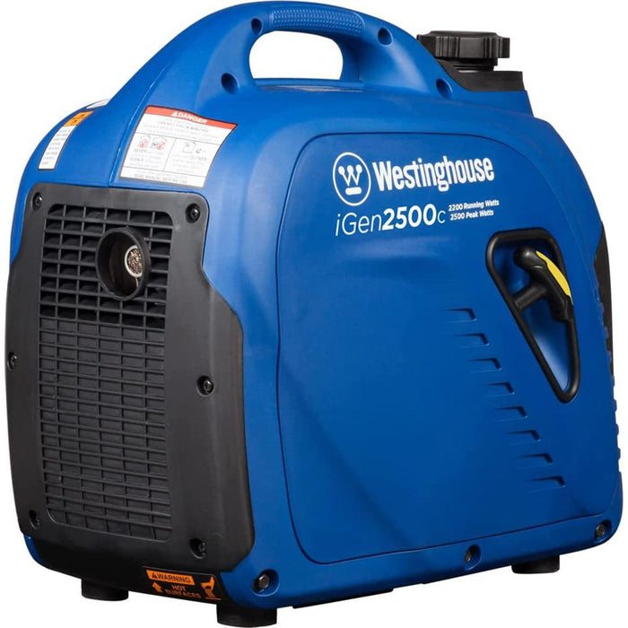 Westinghouse Portable Gas Inverter Generator with CO Sensor + Warranty Bundle