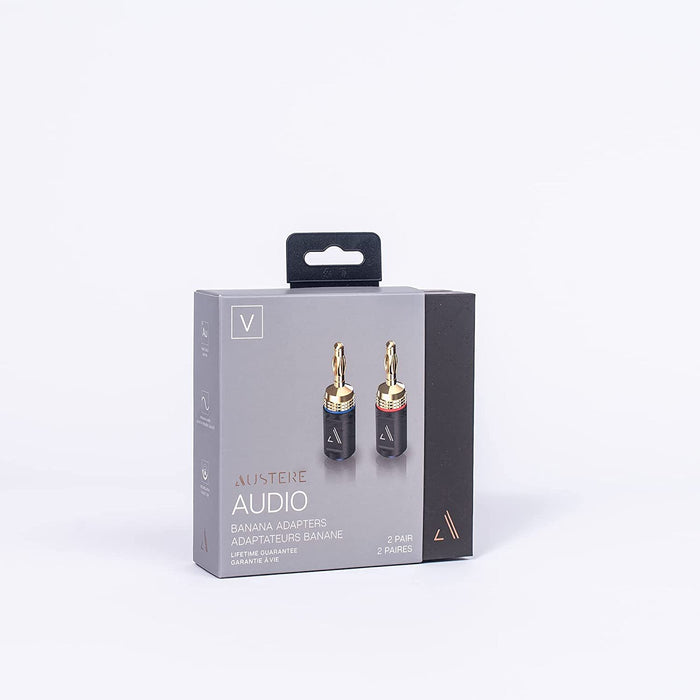 Austere 5-Series Banana Adapters for Speaker Cable, 2 Pairs