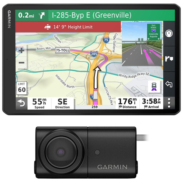 Garmin 010-02315-00 dezl OTR1000 10" GPS Truck Navigator w/ Garmin BC 50 Backup Camera