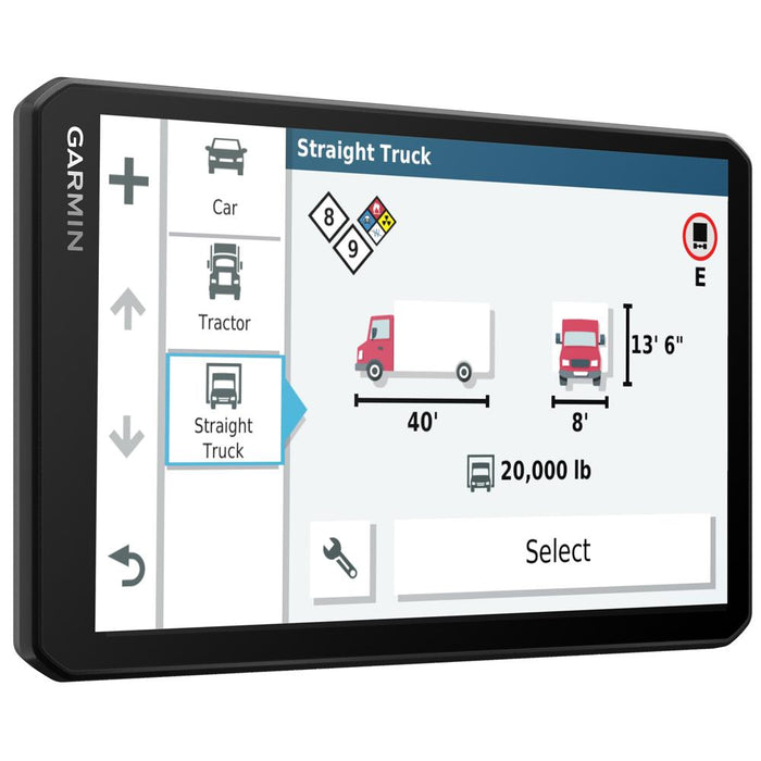 Garmin dezl OTR700 7" GPS Truck Navigator with Garmin Wireless Backup Camera