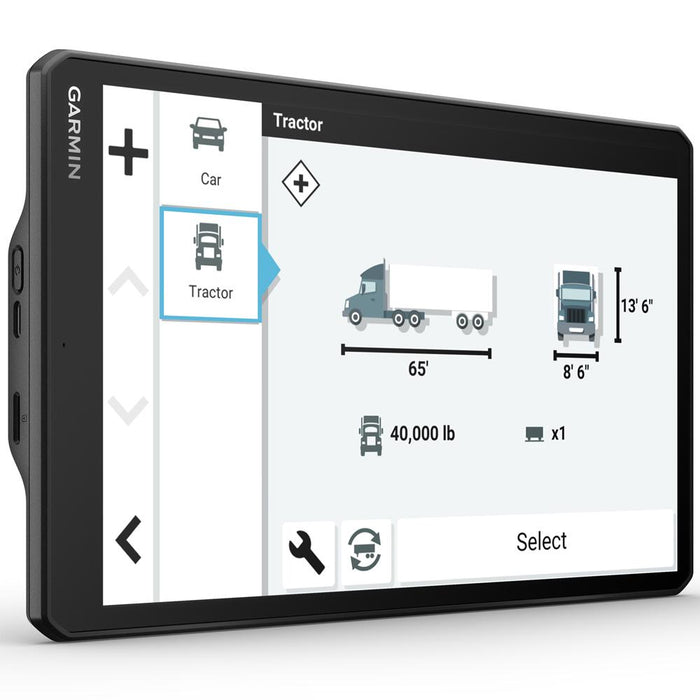 Garmin dezl OTR1010 10" GPS Truck Navigator with Garmin Wireless Backup Camera