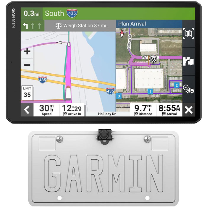 Garmin dezl OTR1010 10" GPS Truck Navigator with Garmin Wireless Backup Camera
