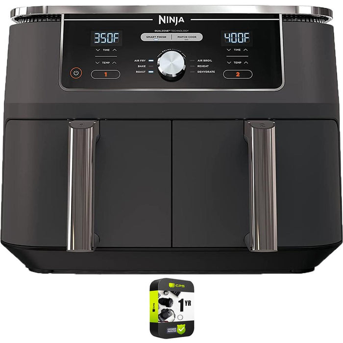 Ninja AD350CO Foodi 6-in-1 10-Qt. XL 2-Basket Air Fryer with DualZone Technology