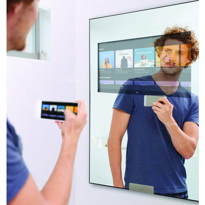 Capstone Connected ThinCast Touchscreen Smart Mirror, WiFi Connectivit —  Beach Camera