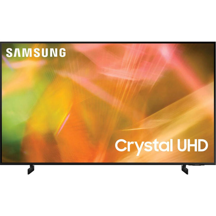 Samsung UN55AU8000 55 Inch 4K Crystal UHD Smart LED TV (2021) - Refurbished